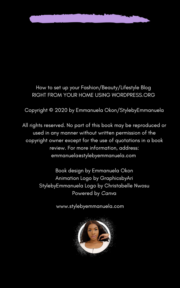 Ebook: How to Setup A Fashion/Beauty/Lifestyle Blog Right From Your Home